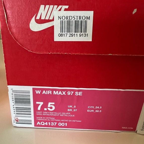 Nike Air Max 97 SE Size 7.5 - Picture 6 of 6